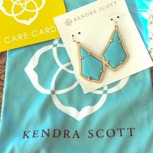 Kendra Scott Alex drop Earring in turquoise